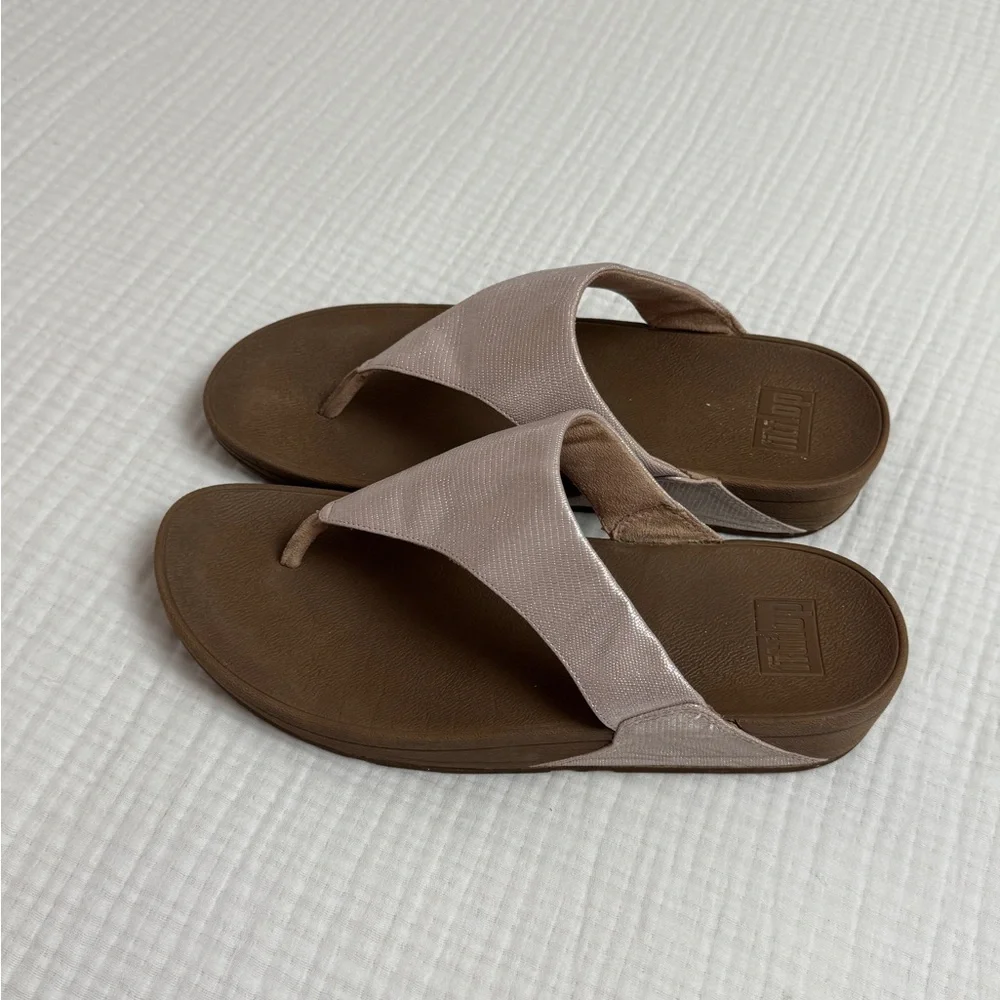 FITFLOP Womens LULU Cream Sandals Summer Classic Comfort Size US 11 - Picture 8 of 13